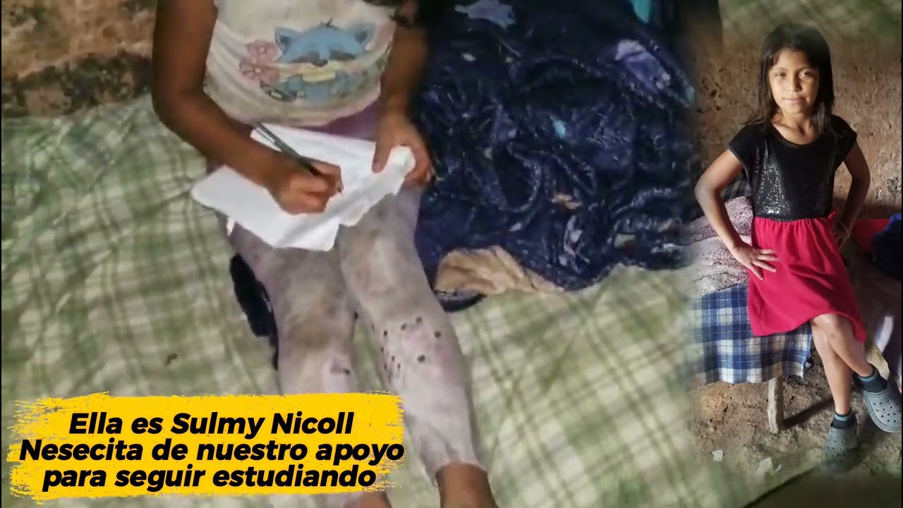 Ella es Sulmy Nicoll una niña con sueños de superacion  y poder apoyar a su madre.. 