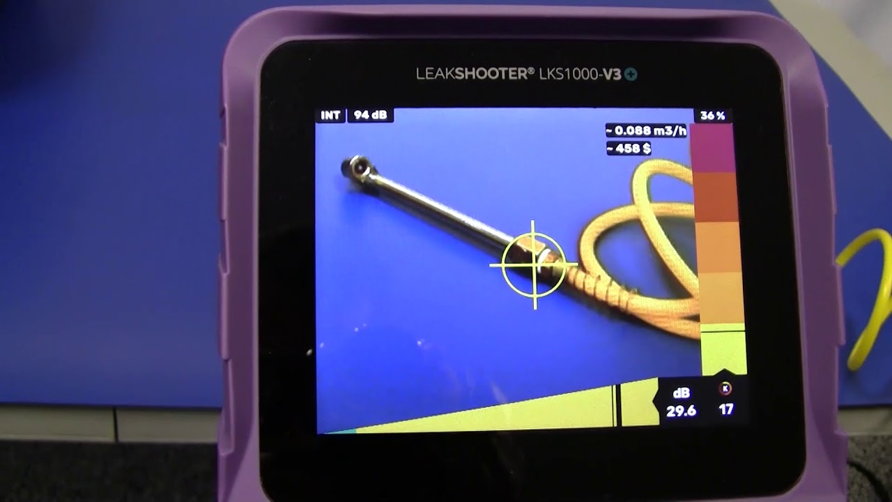LeakShooter V3+ - Detecting a Leak with Ultrasonic Leak Detection - Live Demo
