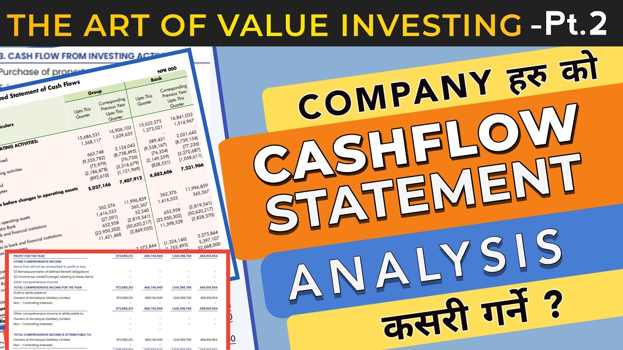 The art of Value Investing |How to Analyze Cashflow Statement| Fundamental analysis in Nepali|Part-2