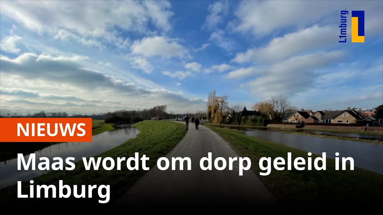 Omleiding Neerbeek voor eerst sinds tien jaar gebruikt vanwege hoogwater