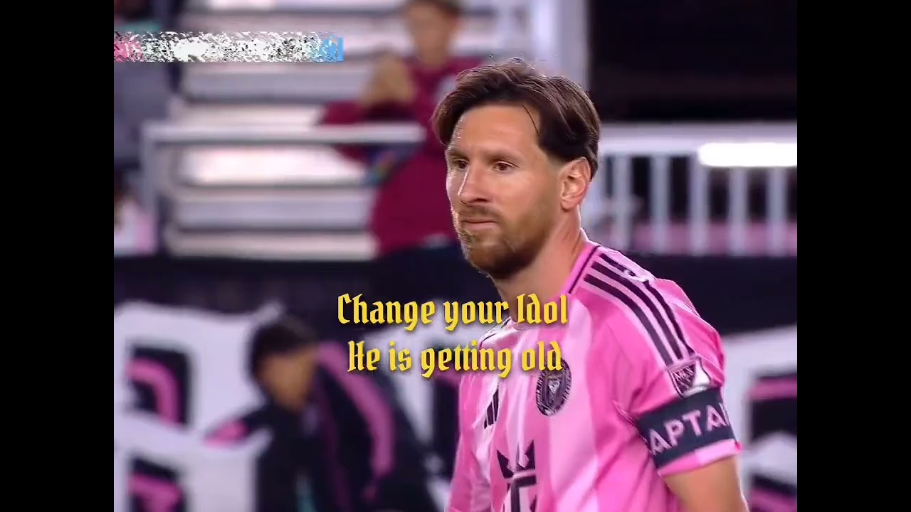 Change your idol he is getting old 💙❤️ #fcbarcelona #football #leomessi 