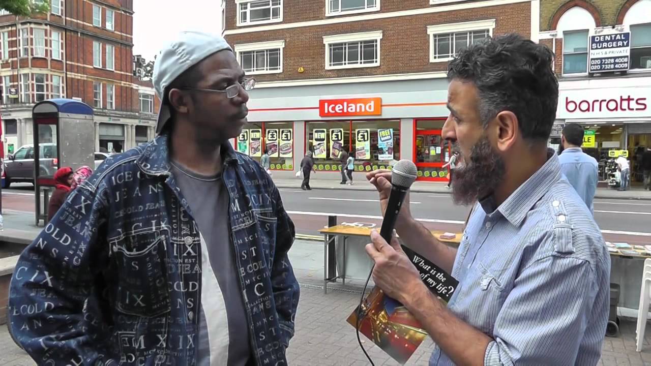 'Live'Dawah-How Paul becomes Muslim in a few minutes ! (Part 1/2) Street Dawah