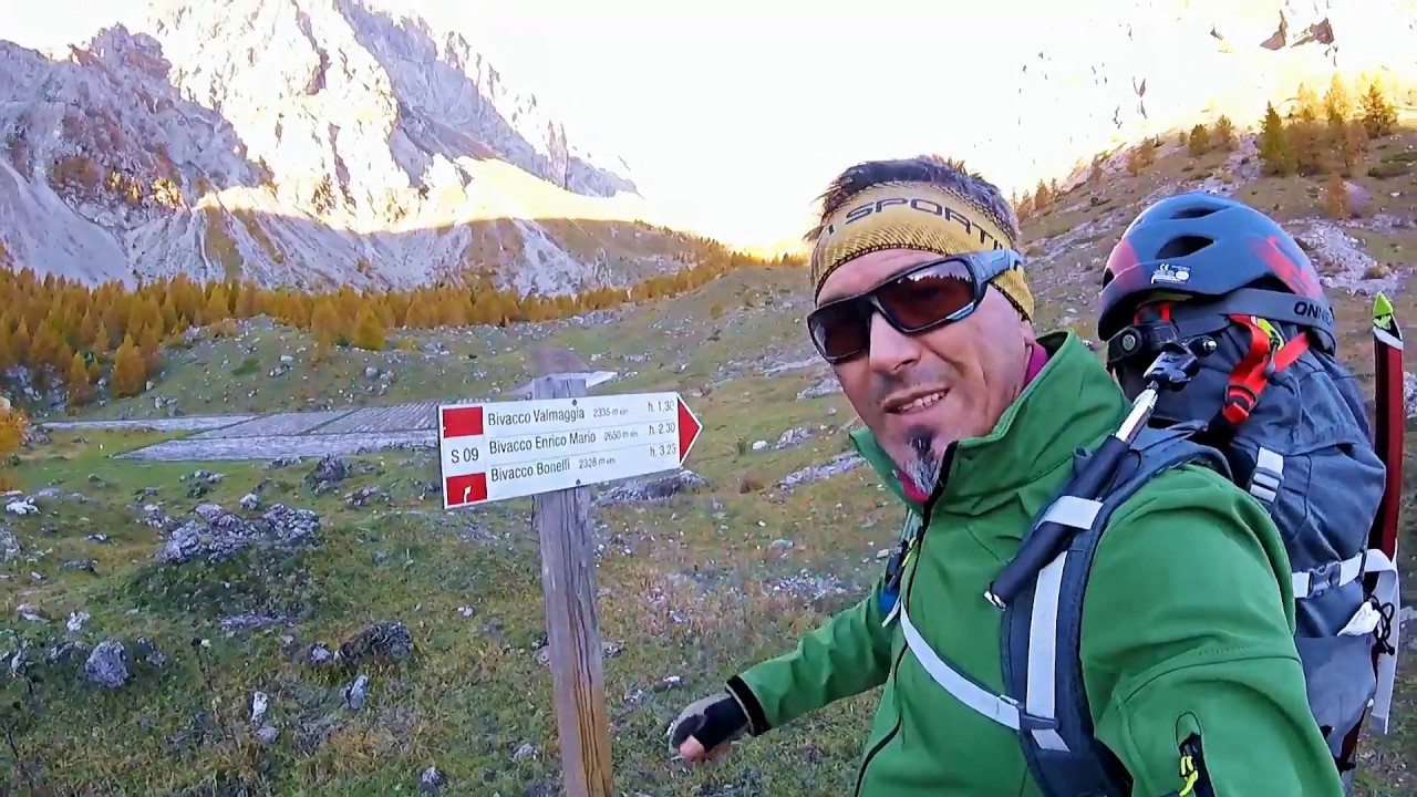ORONAYE 3050m(1°parte) 26.10.2018 (via ferrata degli alpini Italiani)