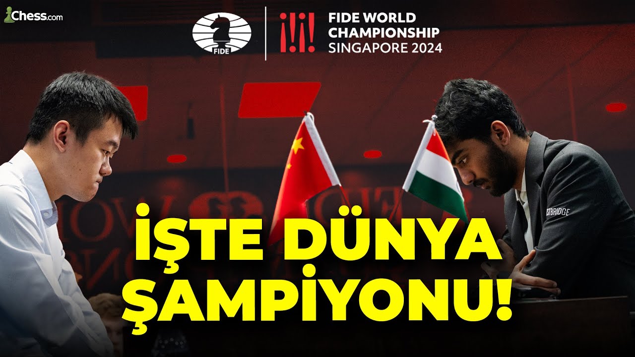 DÜNYA ŞAMPİYONU BELLİ OLDU! Son Oyunda İnanılmaz HATA (Ding - Gukesh)