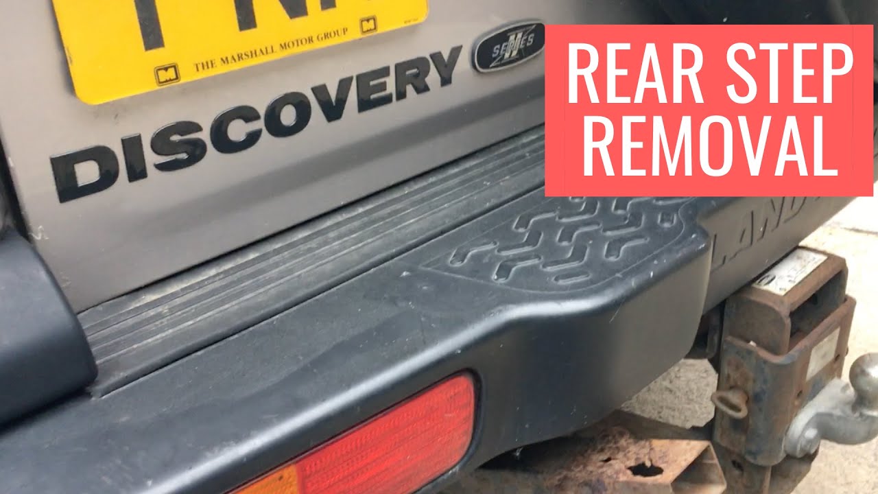 Land Rover Discovery 2 Rear Step Removal KVI000030