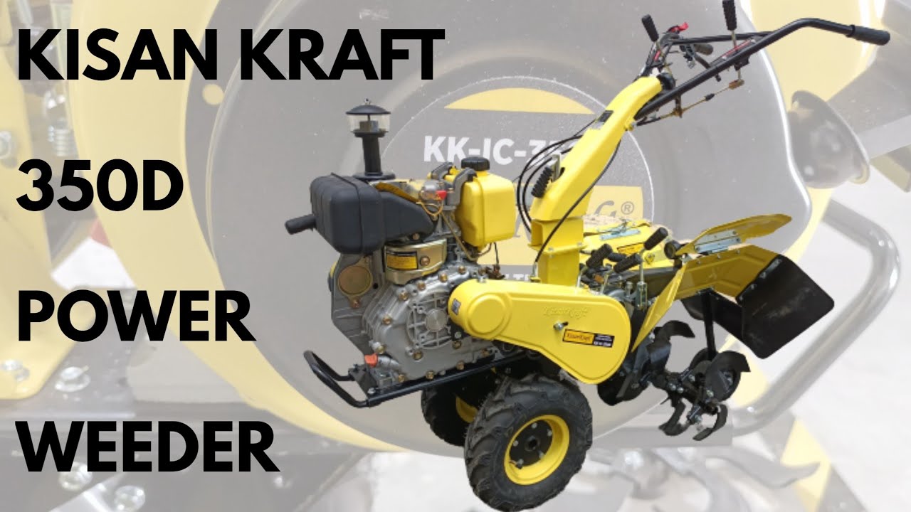 Kisan Kraft KK IC 350D Power Weeder Unboxing and Assembly || The Agri World