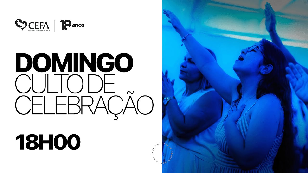 Domingo - 25•01•2026 - às 18:00h - Igreja Cefa