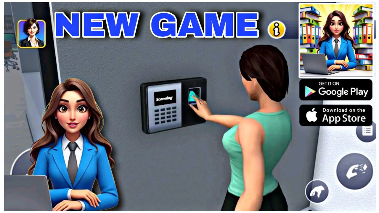 OFFICE LIFE SIMULATOR BOSS PA NEW ANDROID MOBILE GAME GAMEPLAY