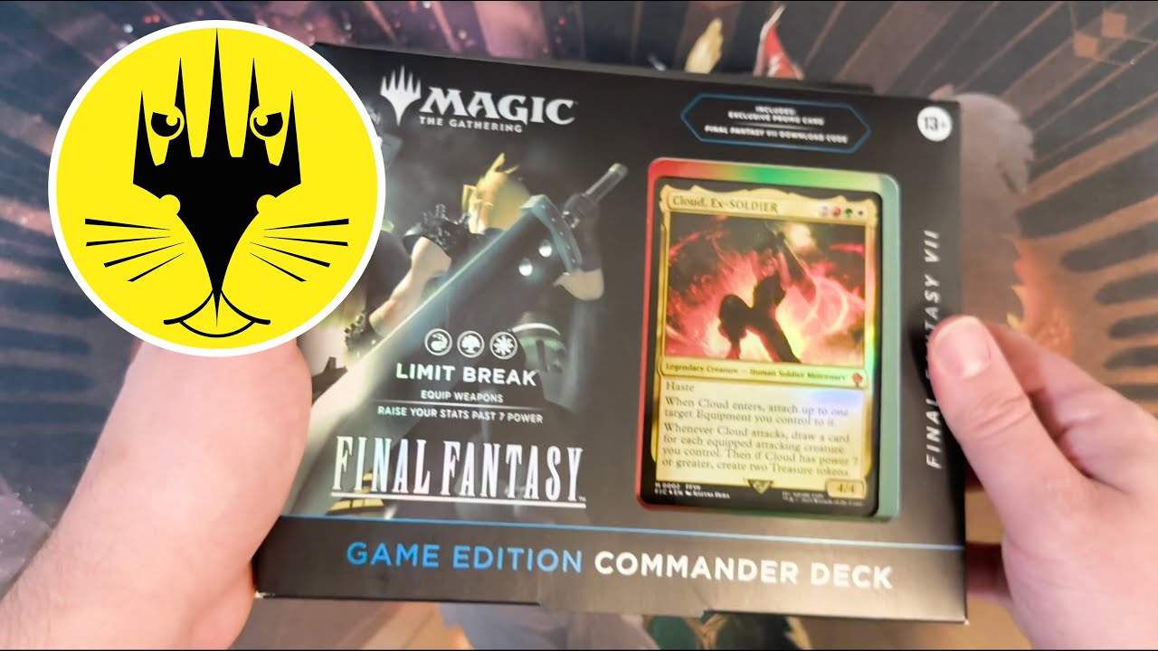 FINAL FANTASY VII Commander Deck – Game Edition Unboxing