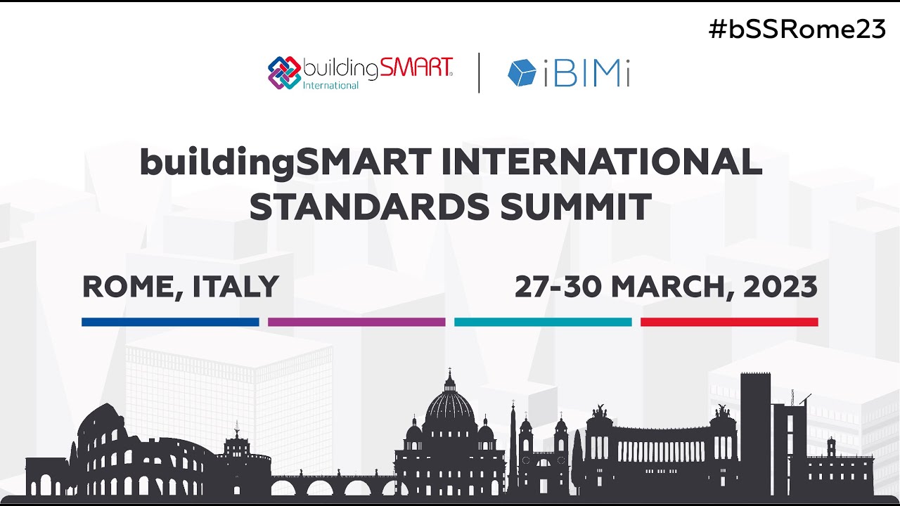 Join us in Rome for The buildingSMART International Standards Summit - Rome 2023!