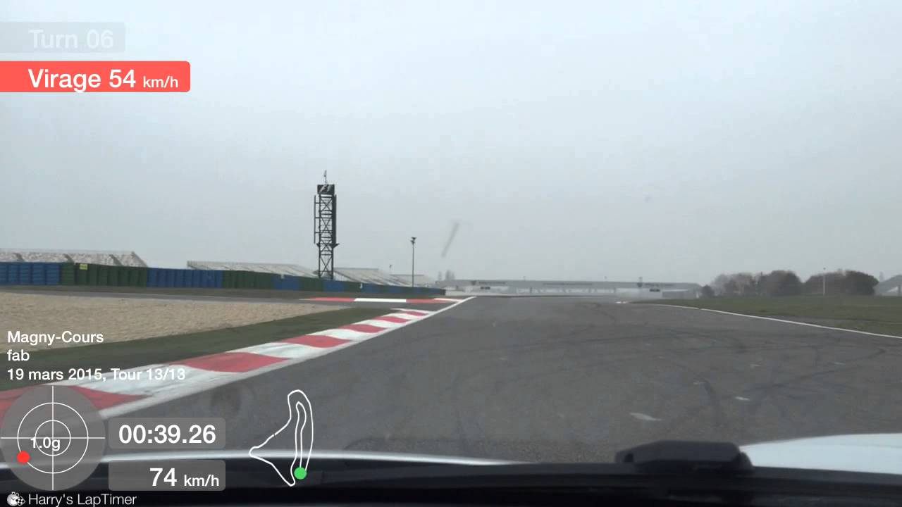 Magny-cours mp4 12c lap on board