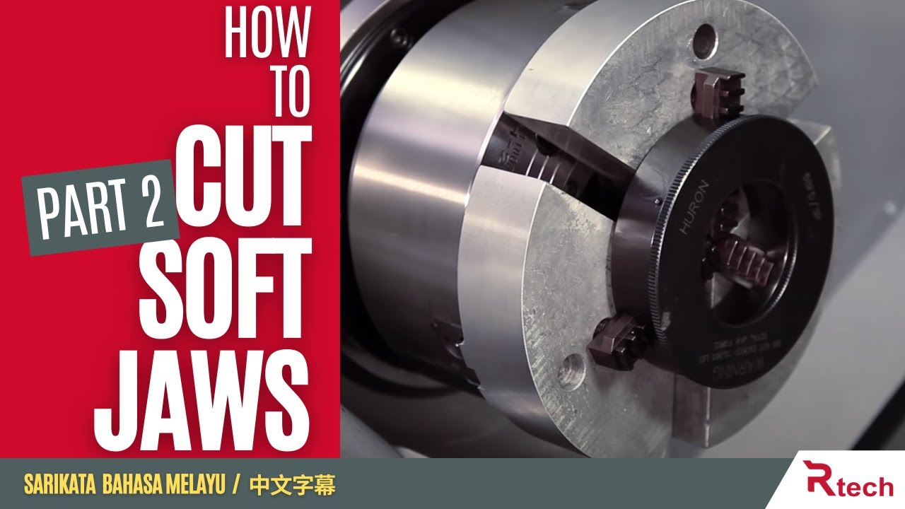 How to Cut CNC Lathe Soft Jaws - The Best Way (Part 2)