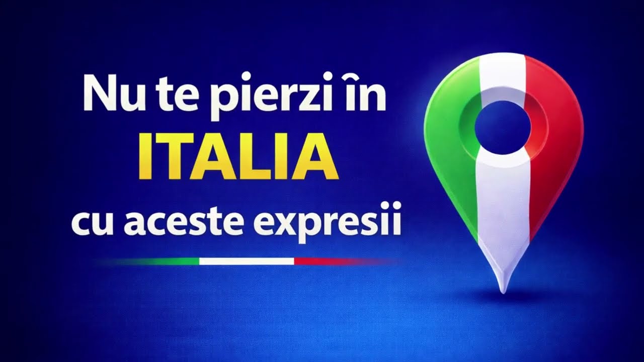 Italiană pentru începători | Cum ajung la…? Direcții & orientare în oraș