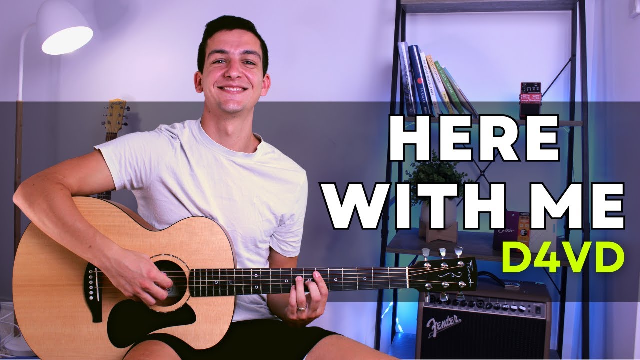 How to Play Here With Me (D4vd) on Acoustic Guitar l Guitar Lesson