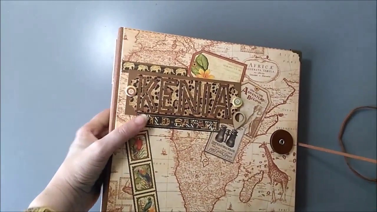 Álbum  viaje a África Scrapbook