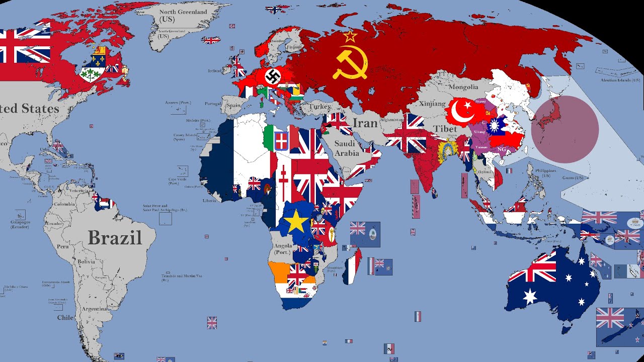 (Preview) World War II on Every Front with Flags: Every Day