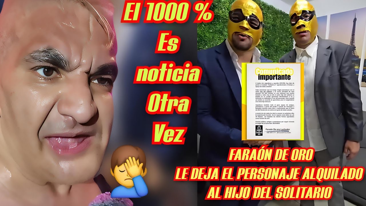 El 1000 % es noticia otra vez 🤦‍♂️ Faraón de Oro, le dejá El personaje al hijo del solitario Y más🔥.