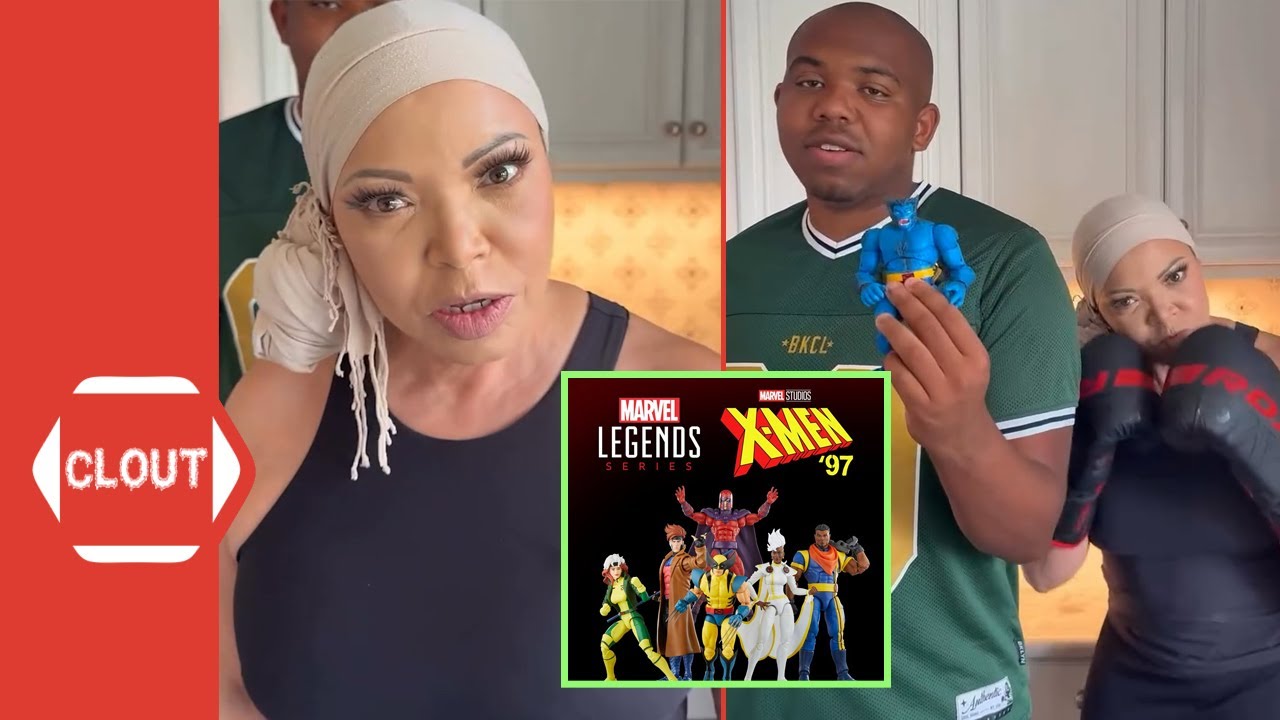 Tisha Campbell & Her Son Xen Hilariously Show Off His X-Men Marvel Legends Collection!