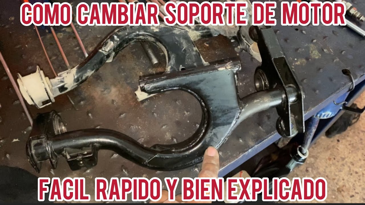 Como cambiar el soporte de motor de tu motoneta?