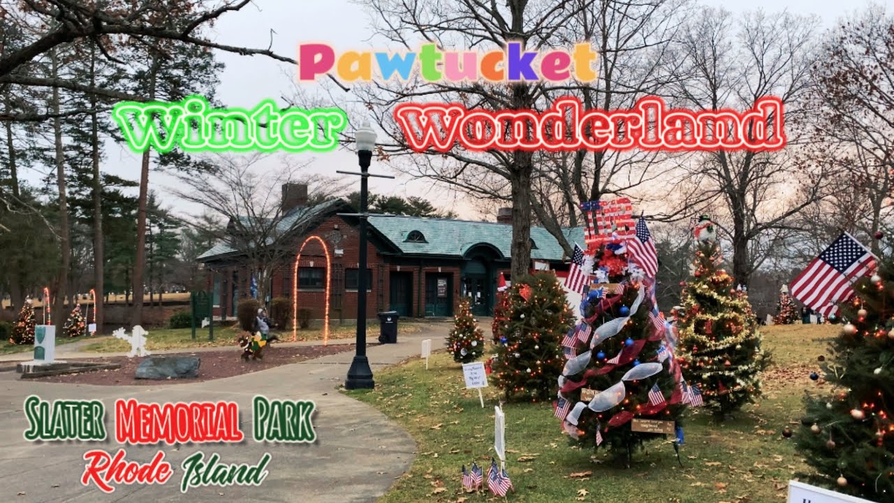 Pawtucket WINTER WONDERLAND at Slater Memorial Park | Pawtucket, Rhode Island