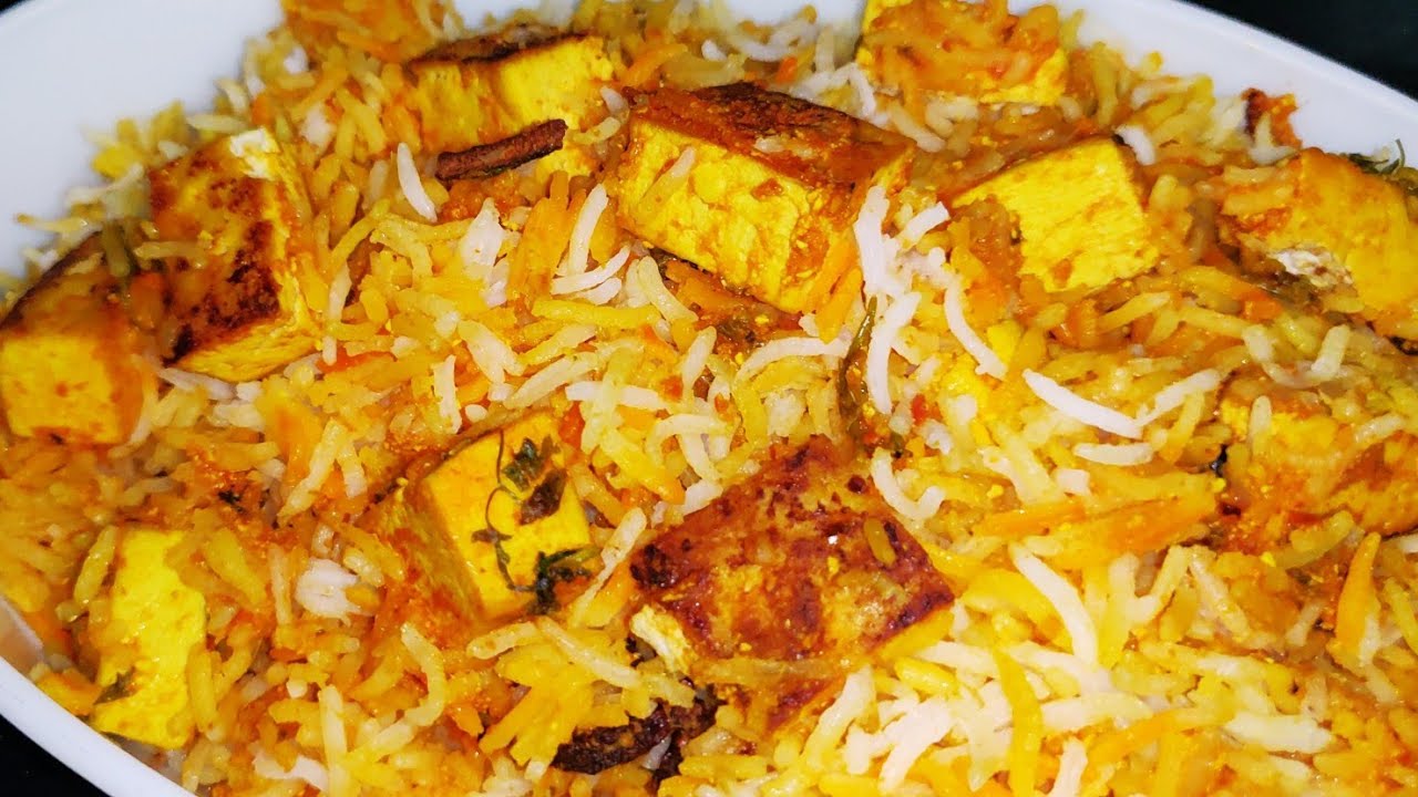 टोफू रेसिपी | Tofu Rice | Tofu Biryani | Low Fat Low Oil Recipe