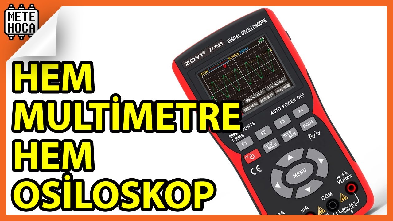 HEM MULTİMETRE, HEM OSİLOSKOP! | ZOYI ZT-702S İNCELEME