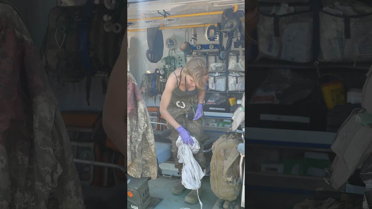 My first &ldquo;reel&rdquo; on YouTube. #combatmedic #ukraine