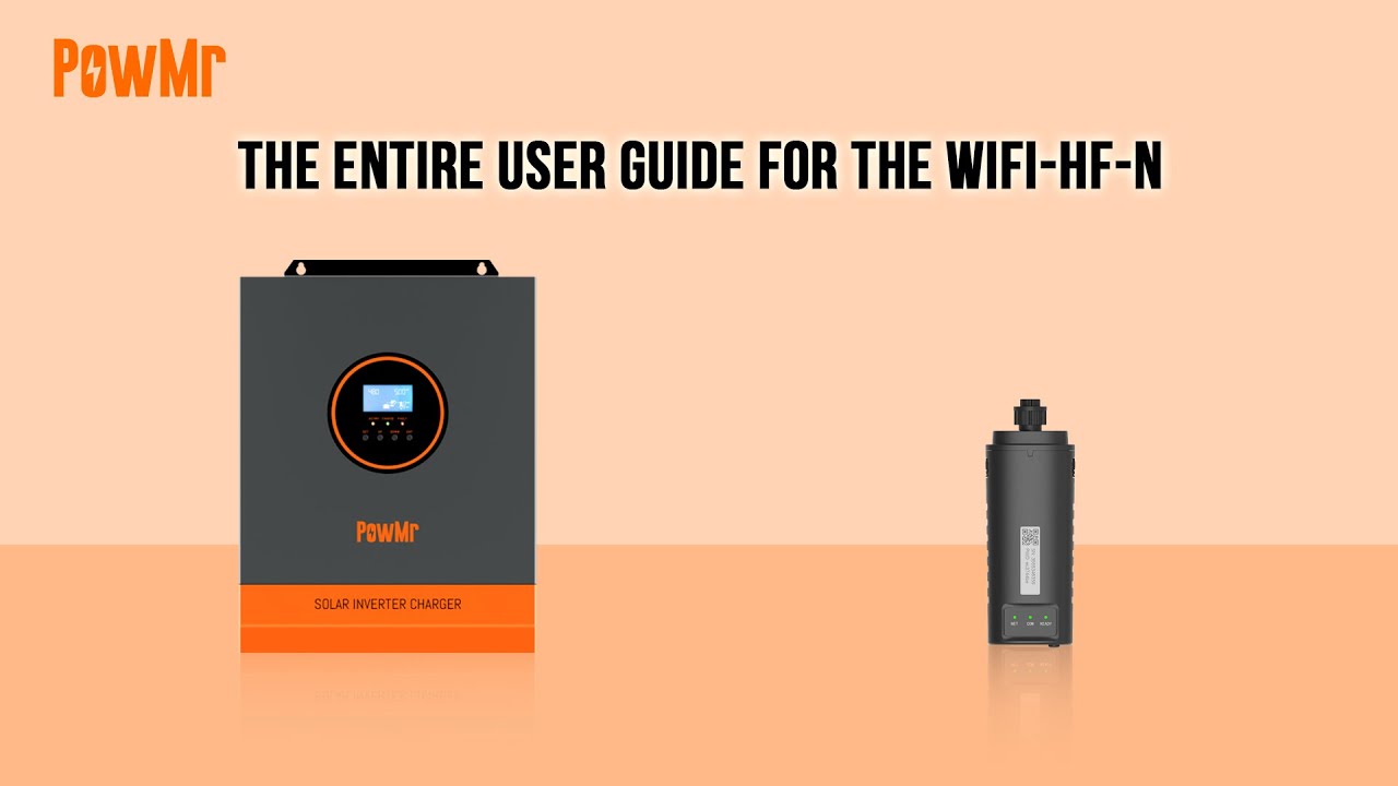 PowMr Solar Inverter: Connecting to WiFi Module &ndash; Step-by-Step Connection Guide