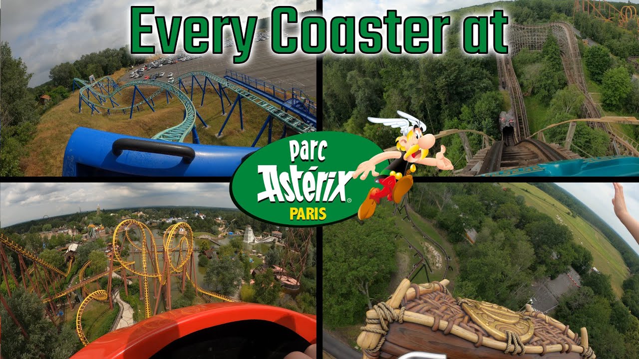 Every Coaster at Parc Astérix - 4K POV
