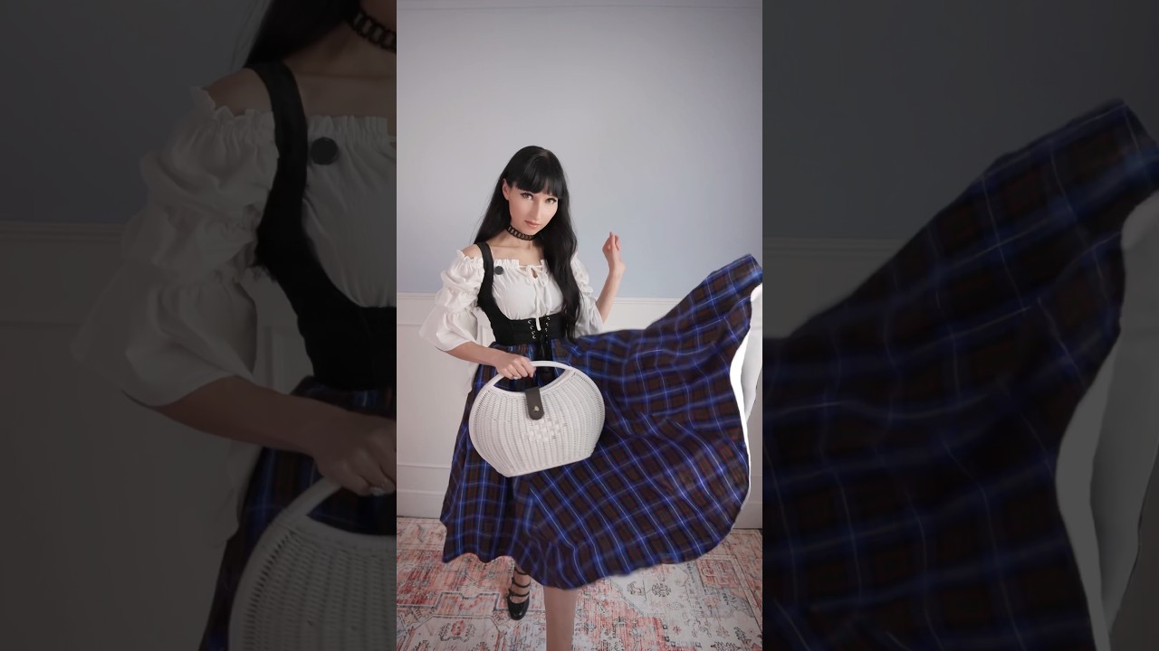 AD Three ways to style this tartan linen skirt #shorts