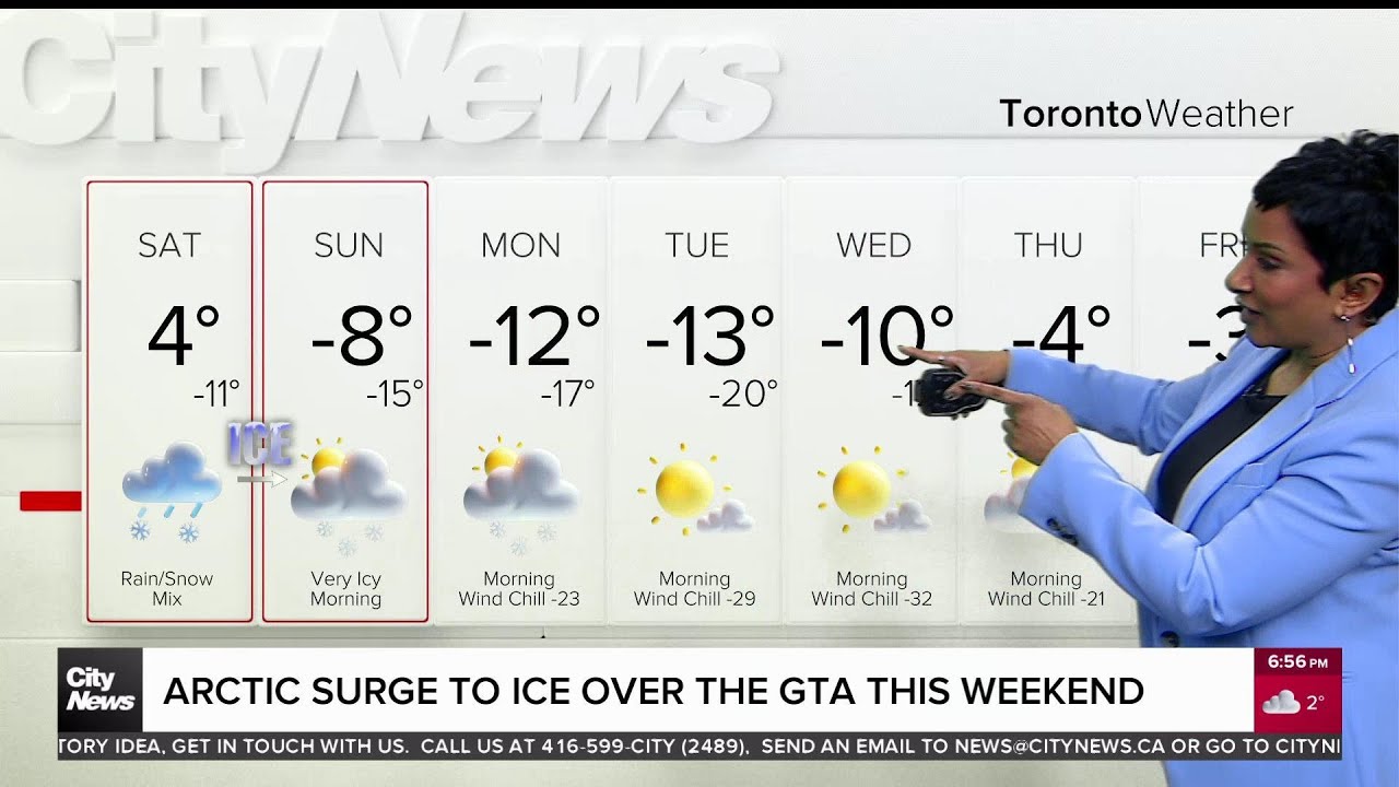 Wet and slushy ahead of arctic surge