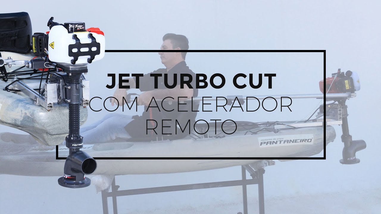 107 - Jet Turbo Cut Pantaneiro com Acelerador Remoto incluso!