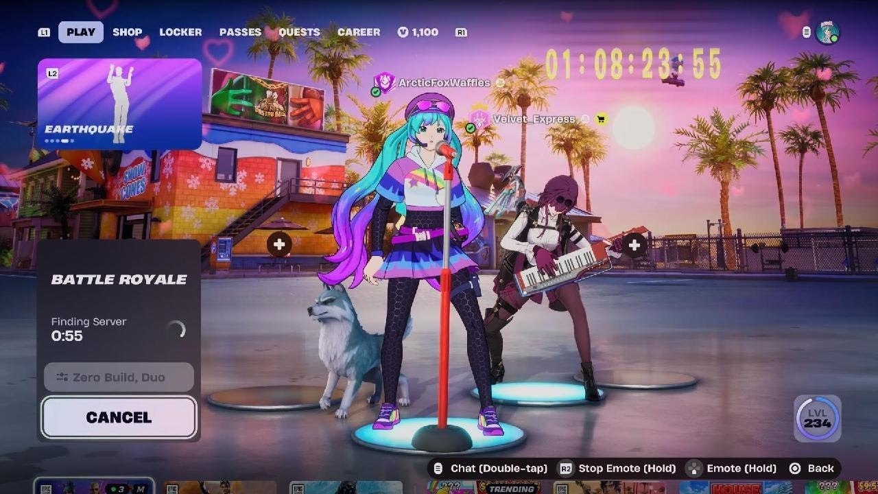 Noob playz Fortnite Ep 343