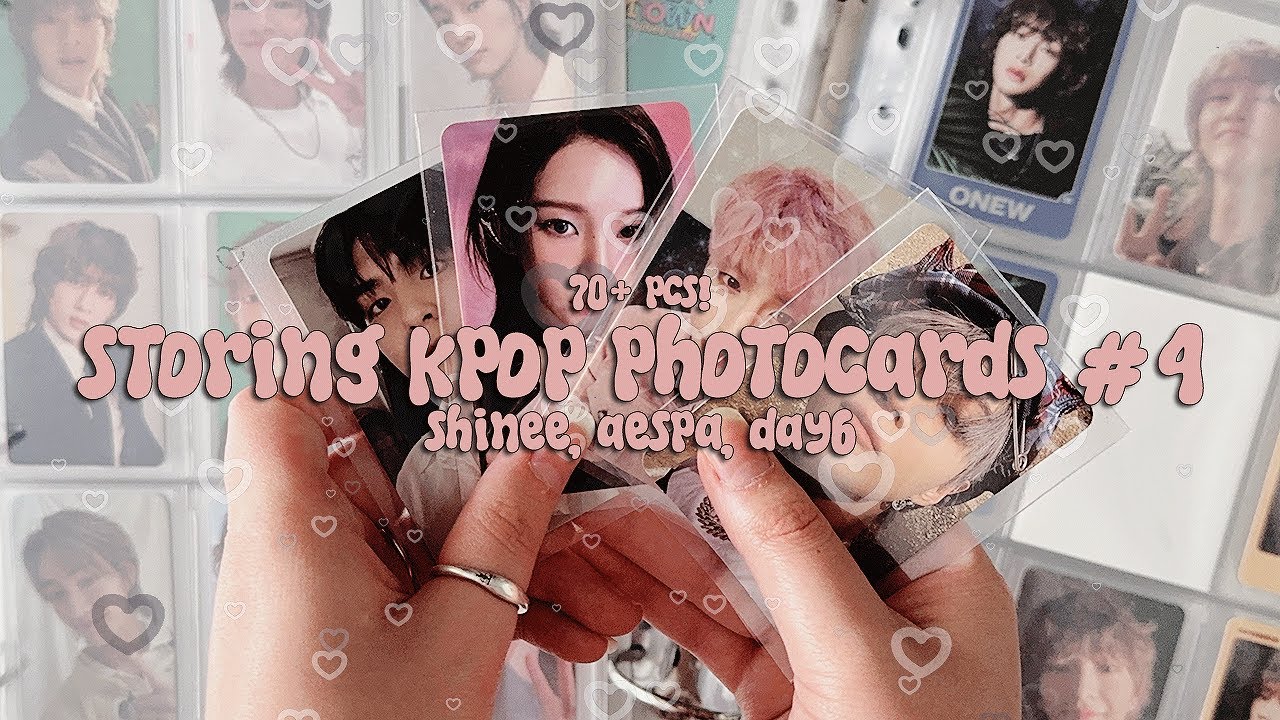 ✿ storing kpop photocards #4 | shinee, aespa & day6 ✿