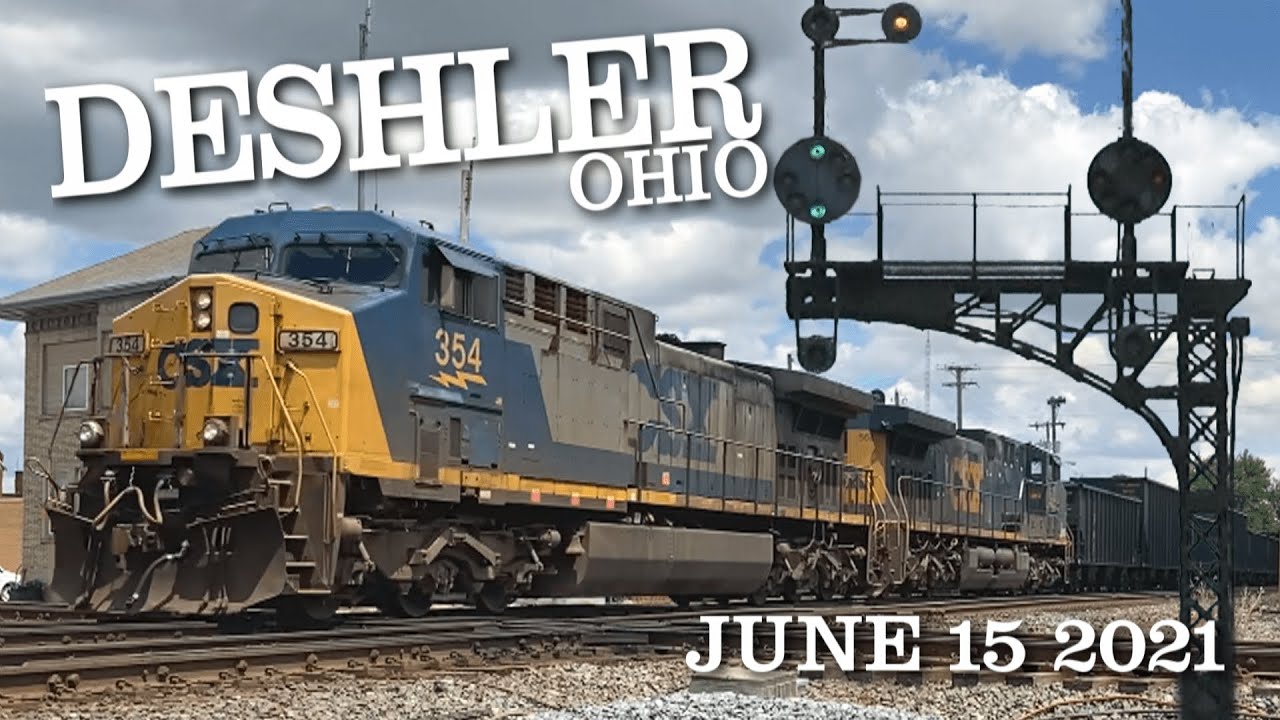 Returning to Deshler Ohio - Railfanning - June 15, 2021