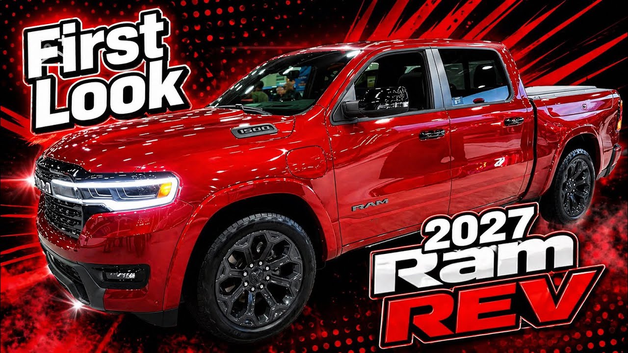 ПЕРВЫЙ ВЗГЛЯД: Пикап Ram 1500 REV с увеличенным запасом хода 2027 года