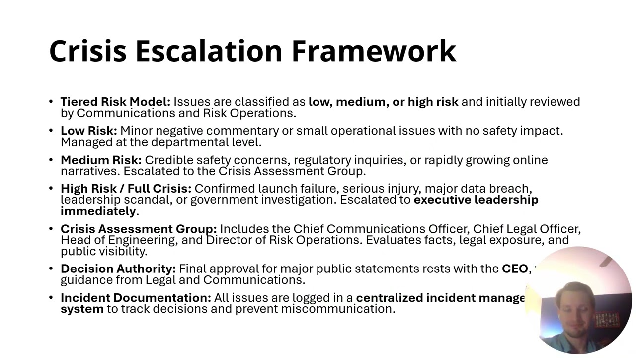 Crisis Communication Plan