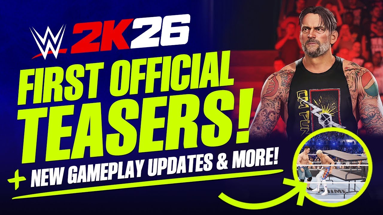 WWE 2K26: More Details Revealed, Cover Star Teased, Gameplay Updates, The Island & More!