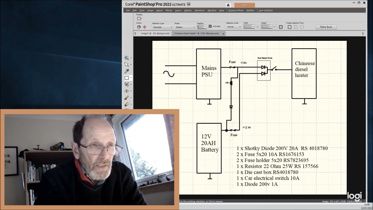 Chinese diesel heater power supply