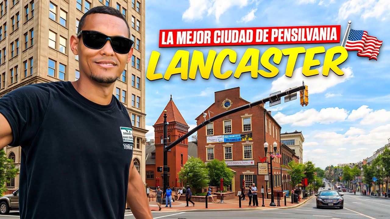 La mejor ciudad para vivir en Pensilvania 🇺🇸 LANCASTER