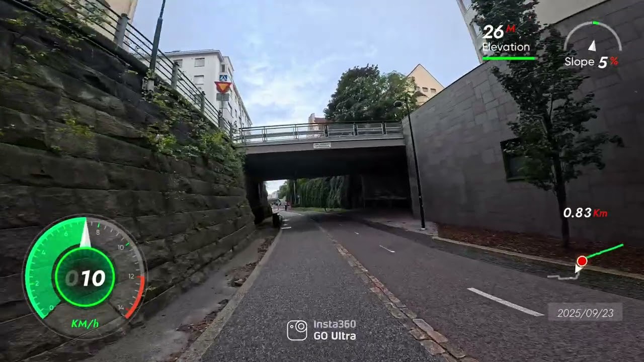 Insta360 Go Ultra: Running Parliament Building to Ruoholahti 