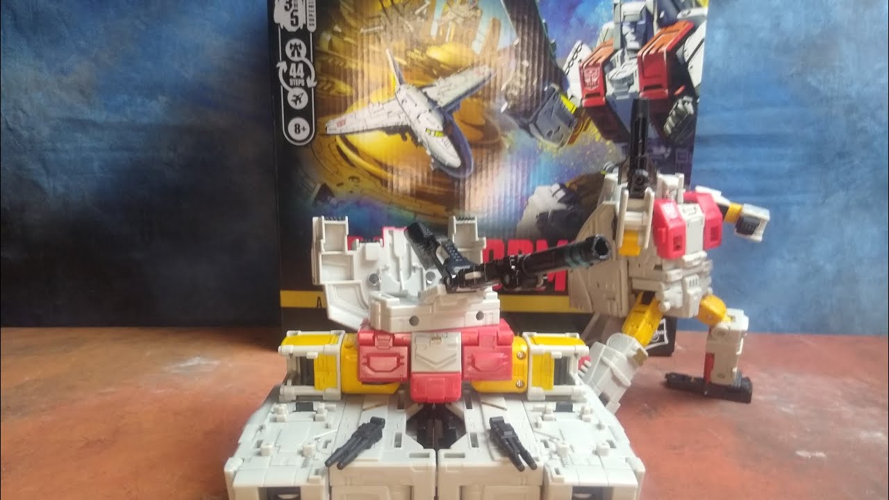 Age of the Prime Transformers Silverbolt  Fan mode Turret Base Review.