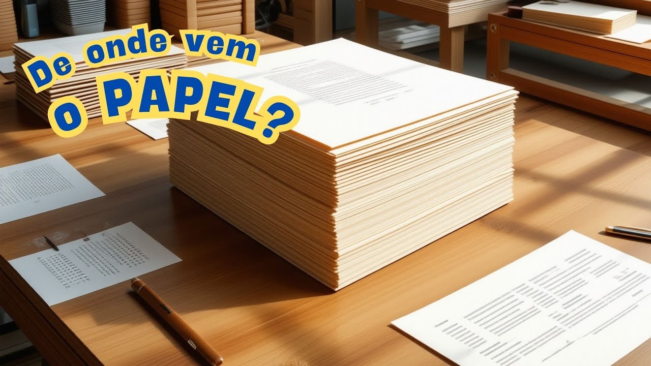 De onde vem o PAPEL? | Aprendizado Infantil | Curiosidades para Crianças