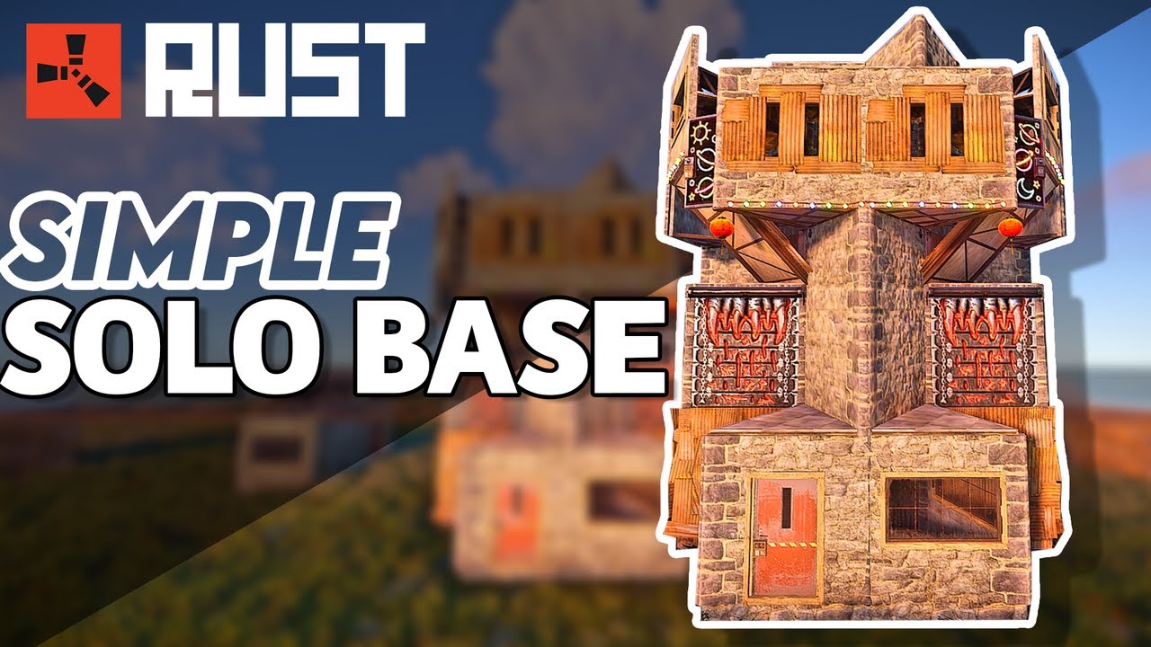 SOLO Bunker Base Design - Rust base building 2021