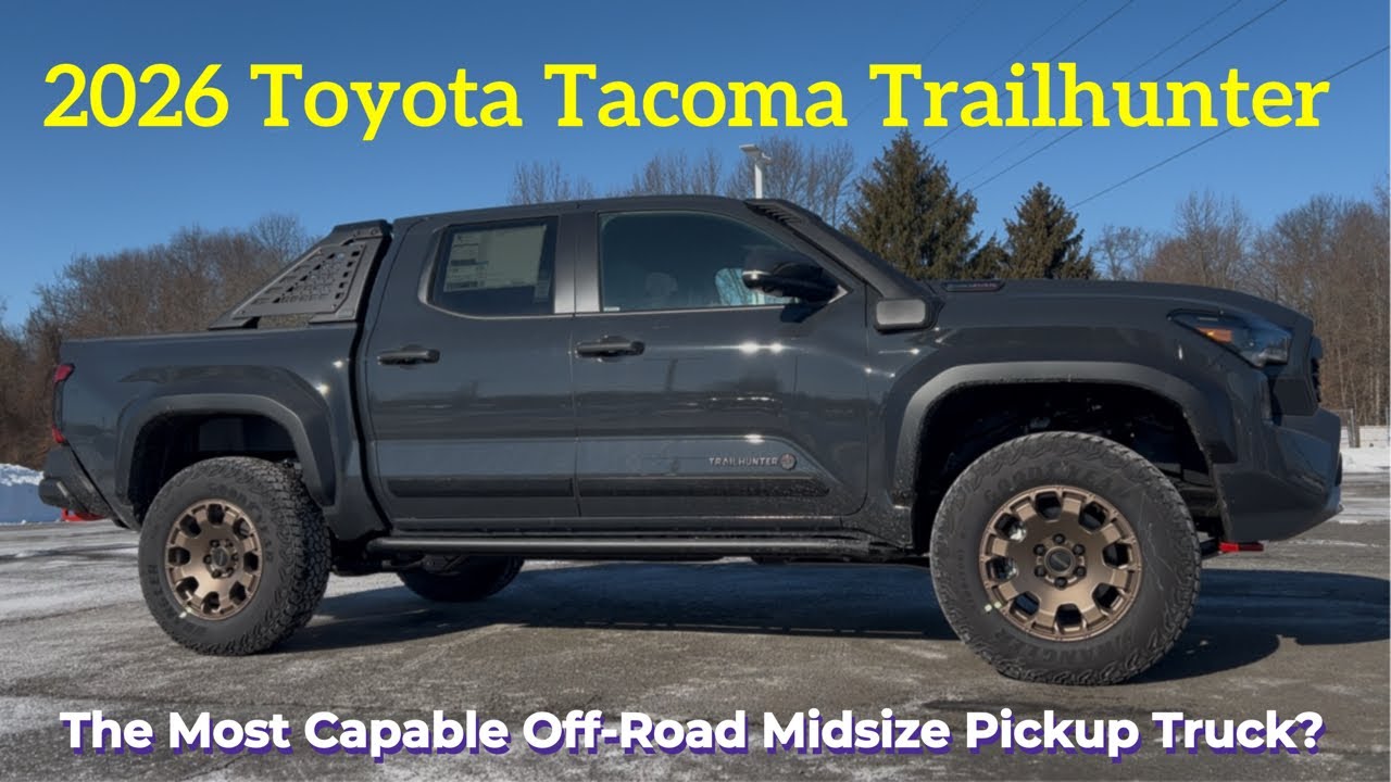 Toyota Tacoma Trailhunter 2026: Я провел время с новым Toyota Trailhunter!
