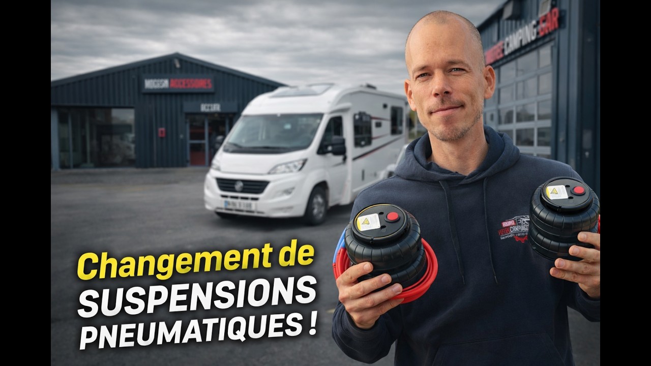 Suspensions pneumatiques sur camping-car : on change les boudins !