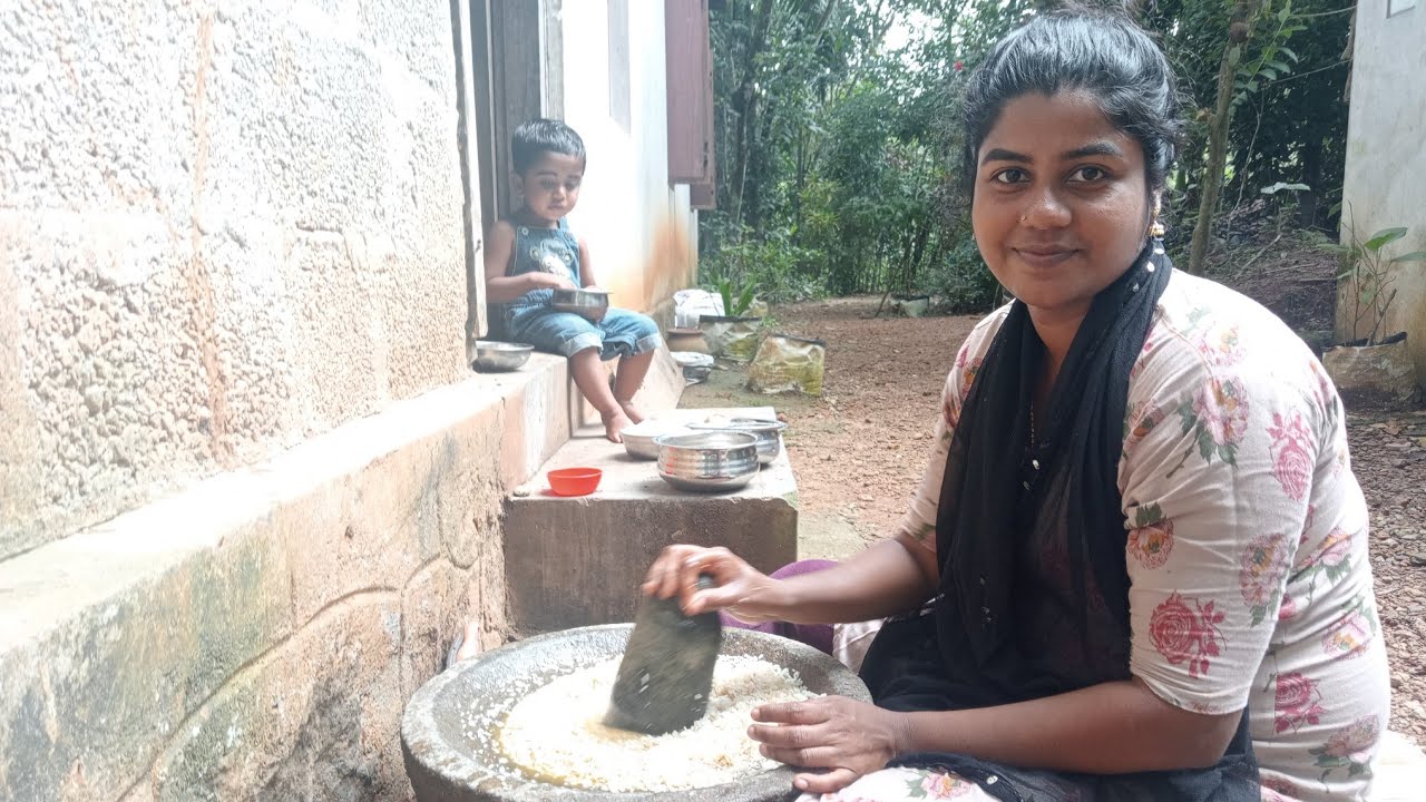 ആട്ടുകല്ലിൽ അരച്ചെടുത്ത മാവ്കൊണ്ട് നാടൻ ഉണ്ണിയപ്പം /Natural 👌👌