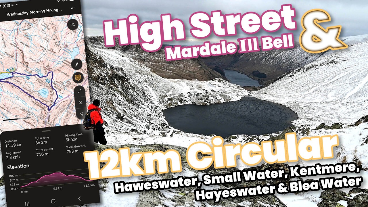 High Street & Mardale Ill Bell - In the snow and ice