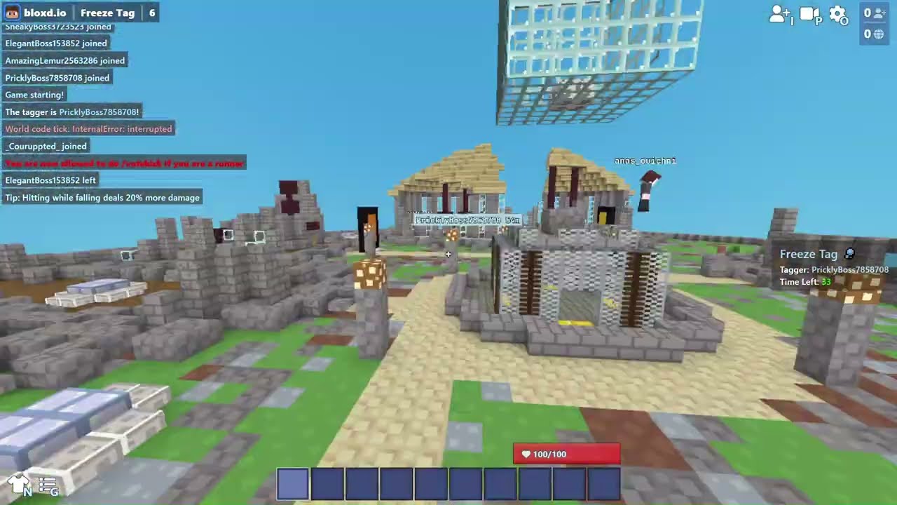 1ST Bloxd io Video!第一个 Bloxd io 视频！最初のBloxd ioビデオ！#bloxd#freezetag