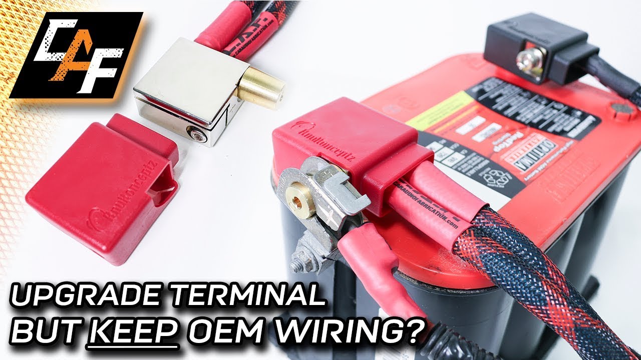Upgrade battery terminal WITHOUT CUTTING the OEM wire? - Knukonceptz Ultimate Battery Terminal